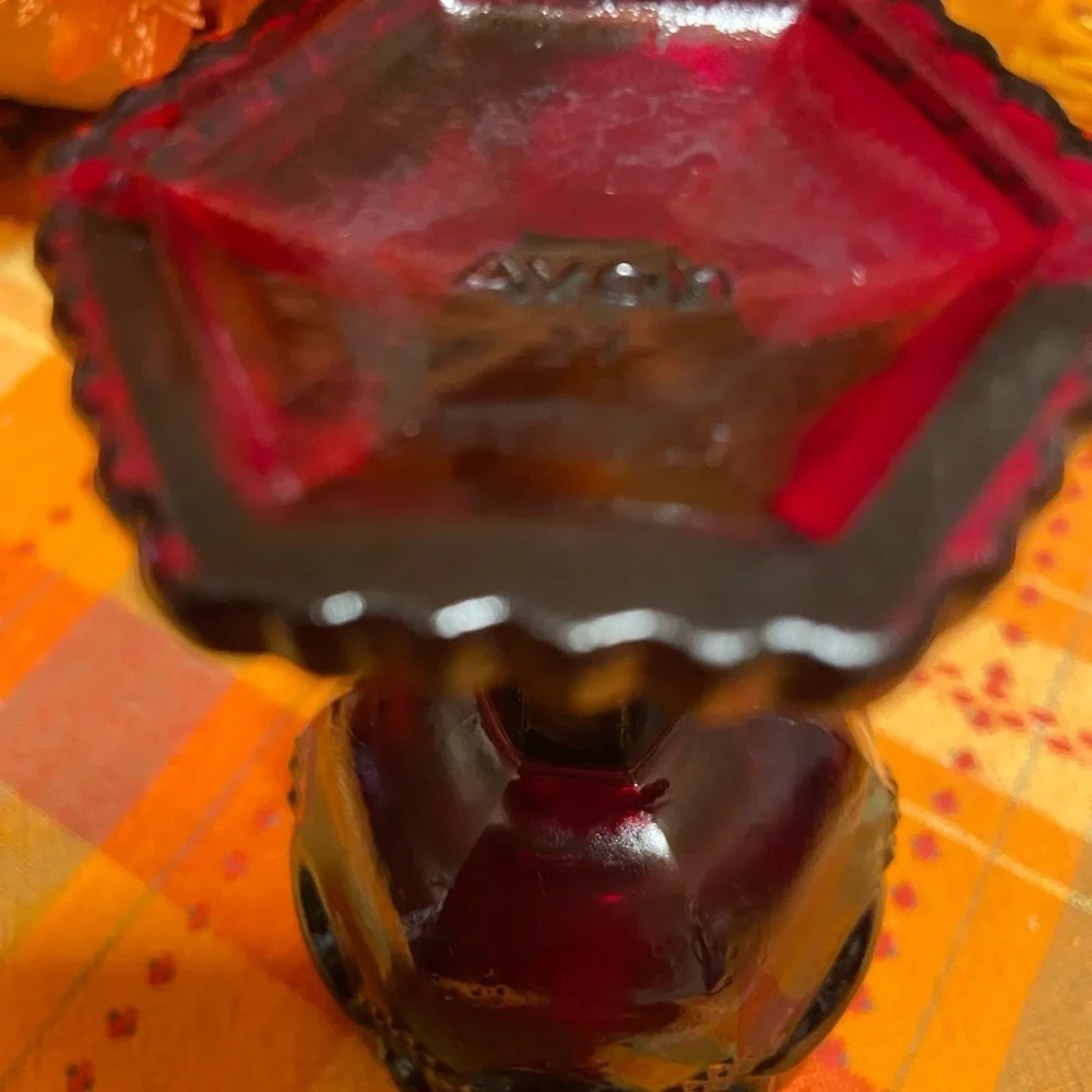 Vintage Avon Cape Cod Ruby Red 4 1/2